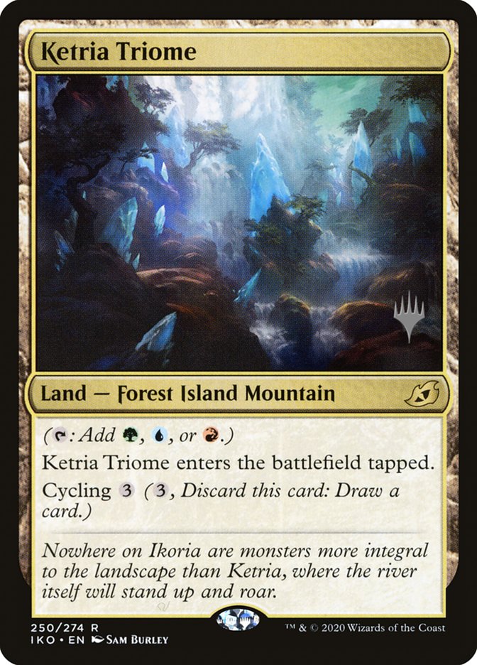 Ketria Triome (Promo Pack) [Ikoria: Lair of Behemoths Promos] | Game Master's Emporium (The New GME)