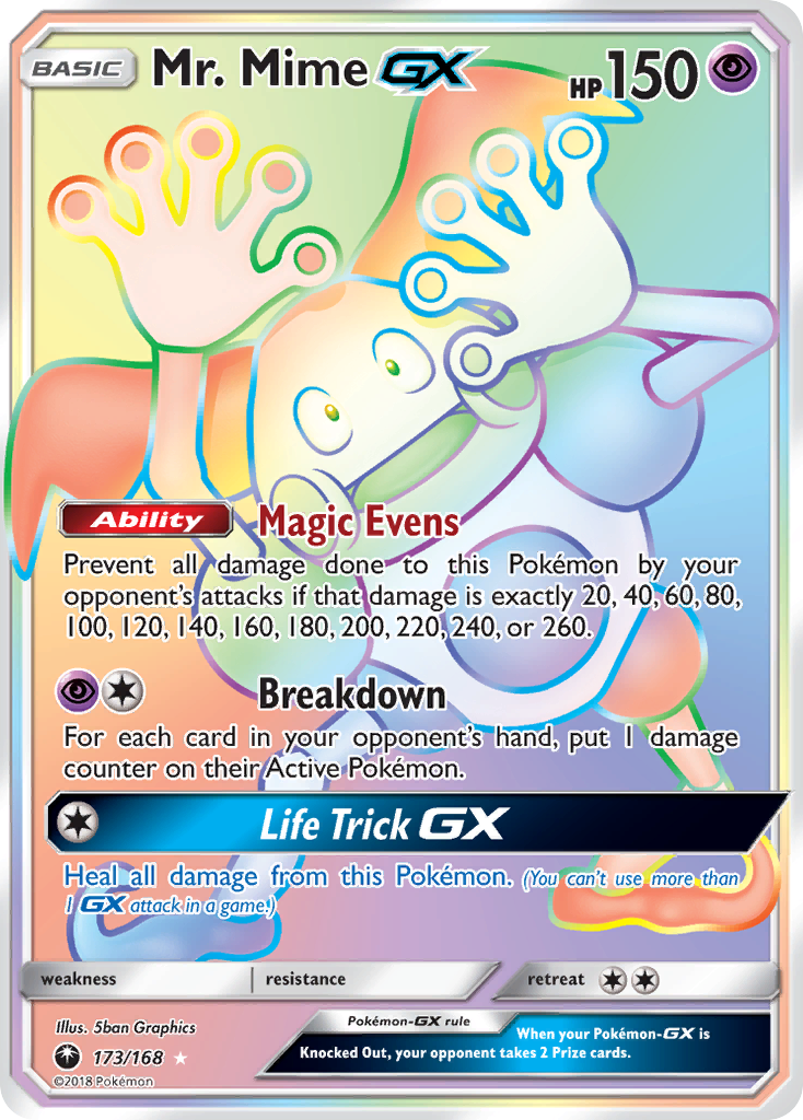 Mr. Mime GX (173/168) [Sun & Moon: Celestial Storm] | Game Master's Emporium (The New GME)