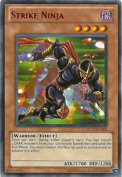 Strike Ninja (Red) [DL13-EN005] Rare | Game Master's Emporium (The New GME)