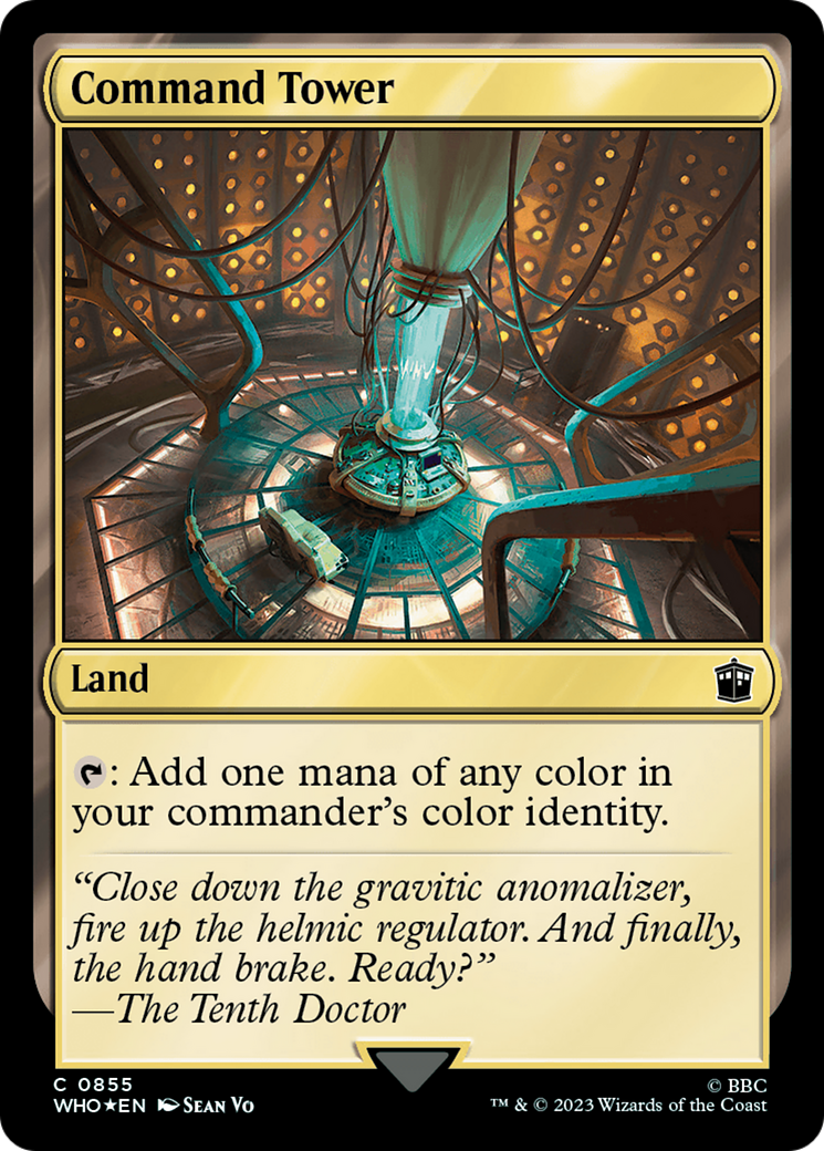 Command Tower (0855)(Surge Foil) [Doctor Who] | Game Master's Emporium (The New GME)