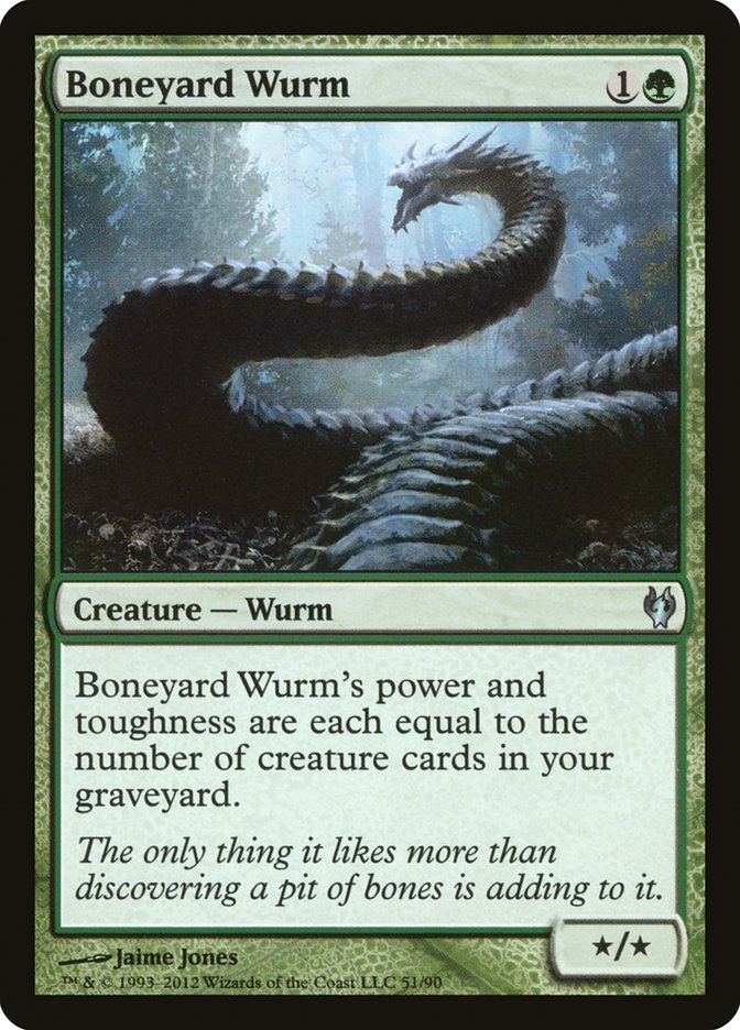 Boneyard Wurm [Duel Decks: Izzet vs. Golgari] | Game Master's Emporium (The New GME)