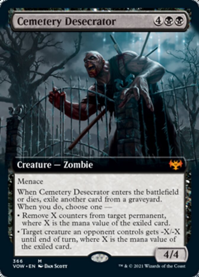 Cemetery Desecrator (Extended Art) [Innistrad: Crimson Vow] | Game Master's Emporium (The New GME)