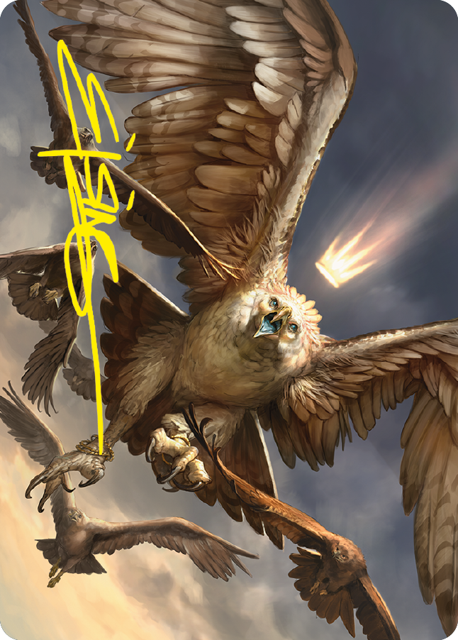 Gwaihir, Greatest of the Eagles Art Card (Gold-Stamped Signature) [The Lord of the Rings: Tales of Middle-earth Art Series] | Game Master's Emporium (The New GME)