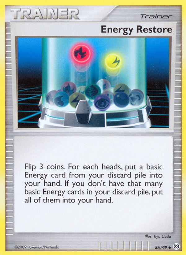 Energy Restore (86/99) [Platinum: Arceus] | Game Master's Emporium (The New GME)