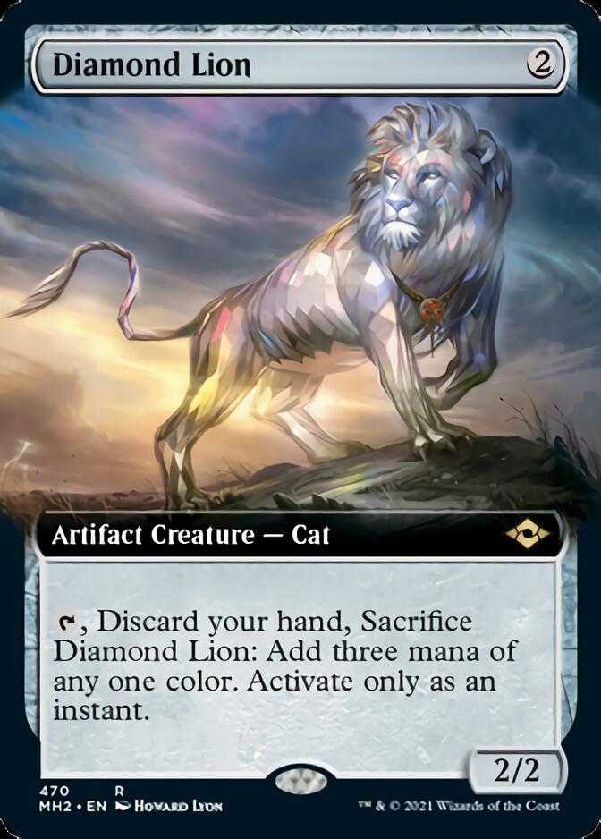 Diamond Lion (Extended Art) [Modern Horizons 2] | Game Master's Emporium (The New GME)