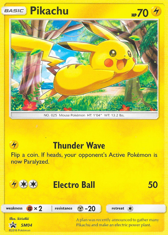 Pikachu (SM04) [Sun & Moon: Black Star Promos] | Game Master's Emporium (The New GME)