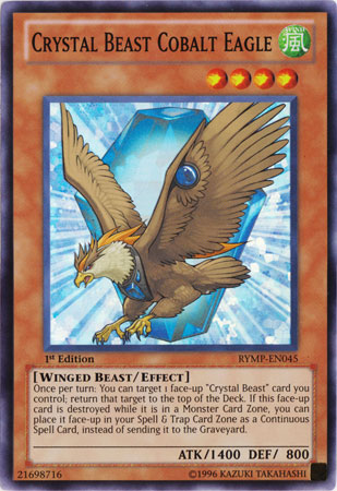 Crystal Beast Cobalt Eagle [RYMP-EN045] Super Rare | Game Master's Emporium (The New GME)