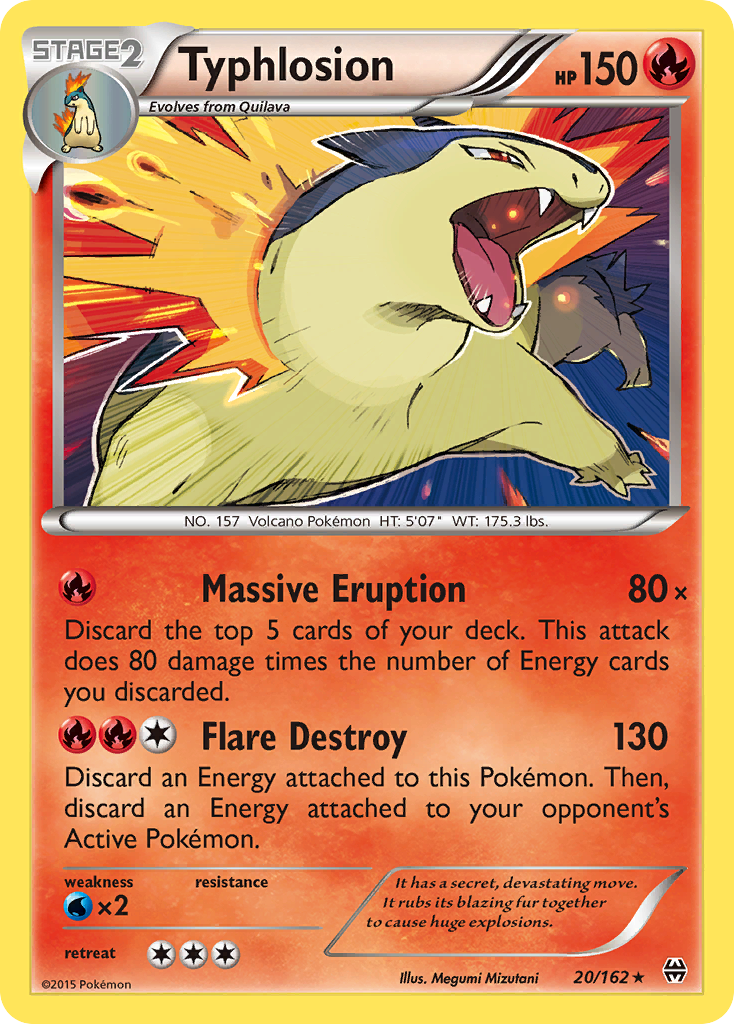 Typhlosion (20/162) [XY: BREAKthrough] | Game Master's Emporium (The New GME)