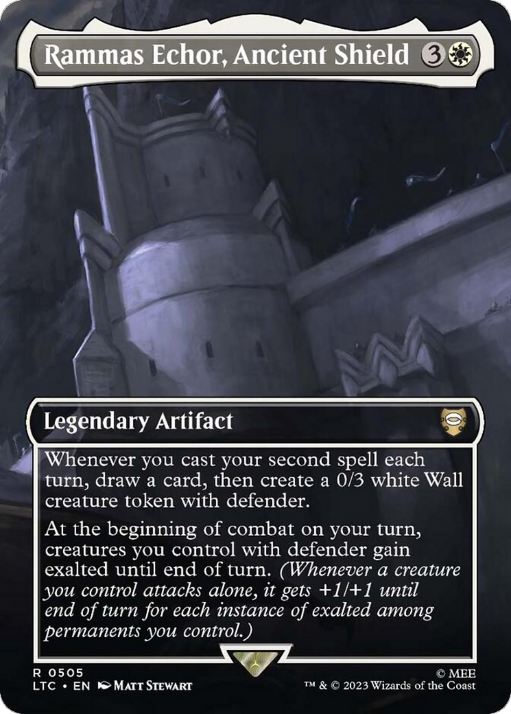 Rammas Echor, Ancient Shield (Borderless) [The Lord of the Rings: Tales of Middle-Earth Commander] | Game Master's Emporium (The New GME)