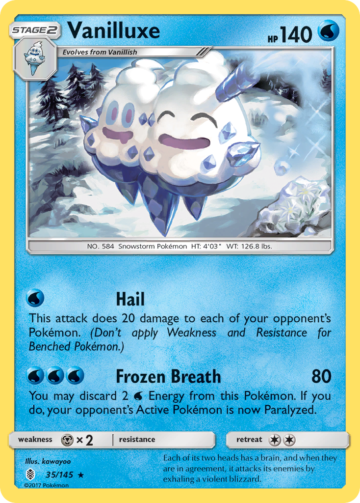 Vanilluxe (35/145) [Sun & Moon: Guardians Rising] | Game Master's Emporium (The New GME)