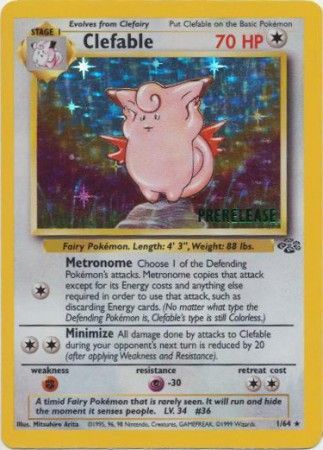 Clefable (1/64) (Prerelease Promo) [Jungle Unlimited] | Game Master's Emporium (The New GME)