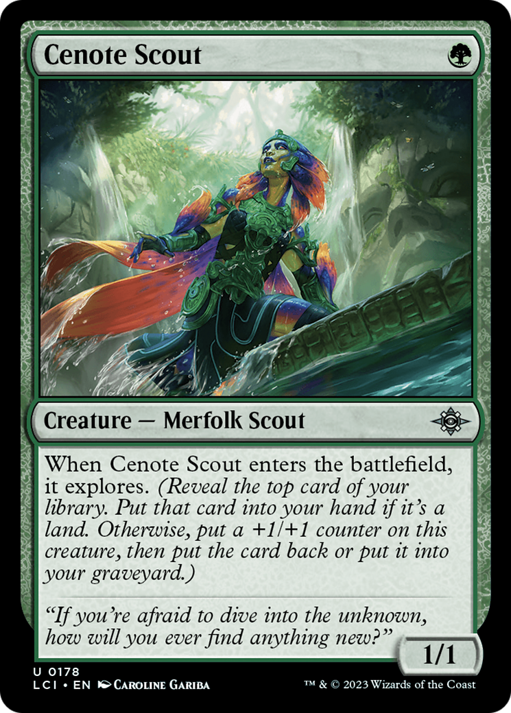 Cenote Scout [The Lost Caverns of Ixalan] | Game Master's Emporium (The New GME)