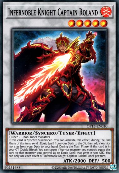 Infernoble Knight Captain Roland [OP15-EN010] Super Rare | Game Master's Emporium (The New GME)