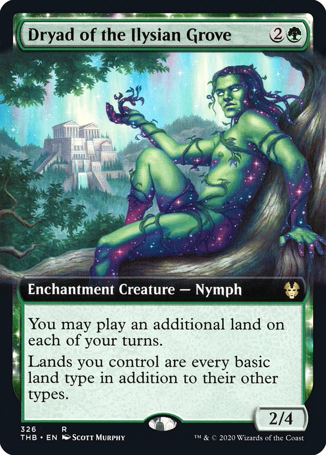 Dryad of the Ilysian Grove (Extended Art) [Theros Beyond Death] | Game Master's Emporium (The New GME)