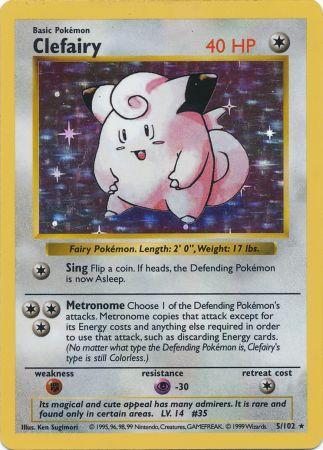 Clefairy (5/102) [Base Set Shadowless Unlimited] | Game Master's Emporium (The New GME)