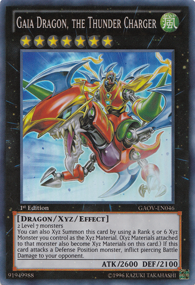 Gaia Dragon, the Thunder Charger [GAOV-EN046] Super Rare | Game Master's Emporium (The New GME)
