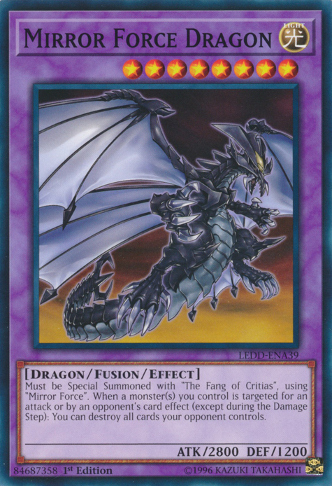 Mirror Force Dragon [LEDD-ENA39] Common | Game Master's Emporium (The New GME)