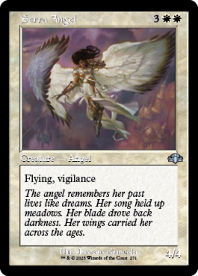 Serra Angel (Retro) [Dominaria Remastered] | Game Master's Emporium (The New GME)