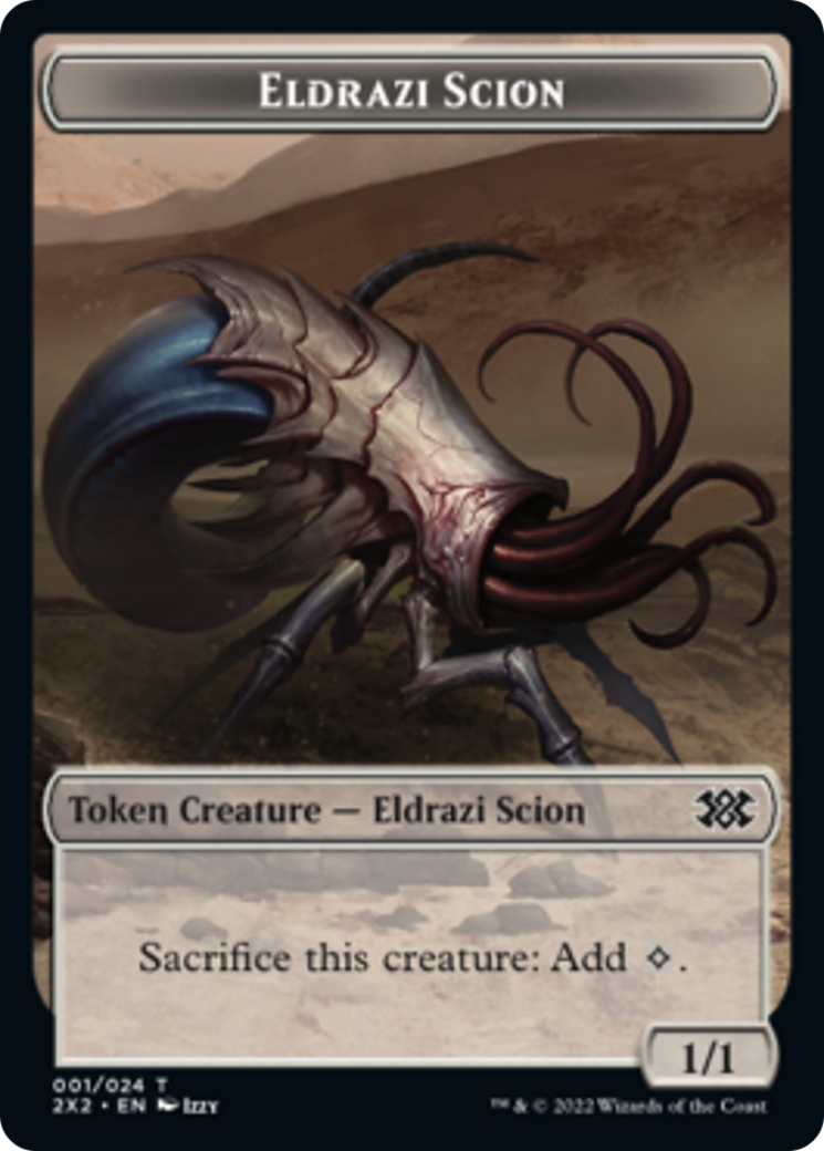 Drake // Eldrazi Scion Double-Sided Token [Double Masters 2022 Tokens] | Game Master's Emporium (The New GME)