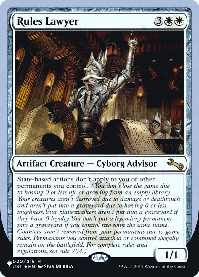 Rules Lawyer (Unfinity Foil Edition) [The List] | Game Master's Emporium (The New GME)