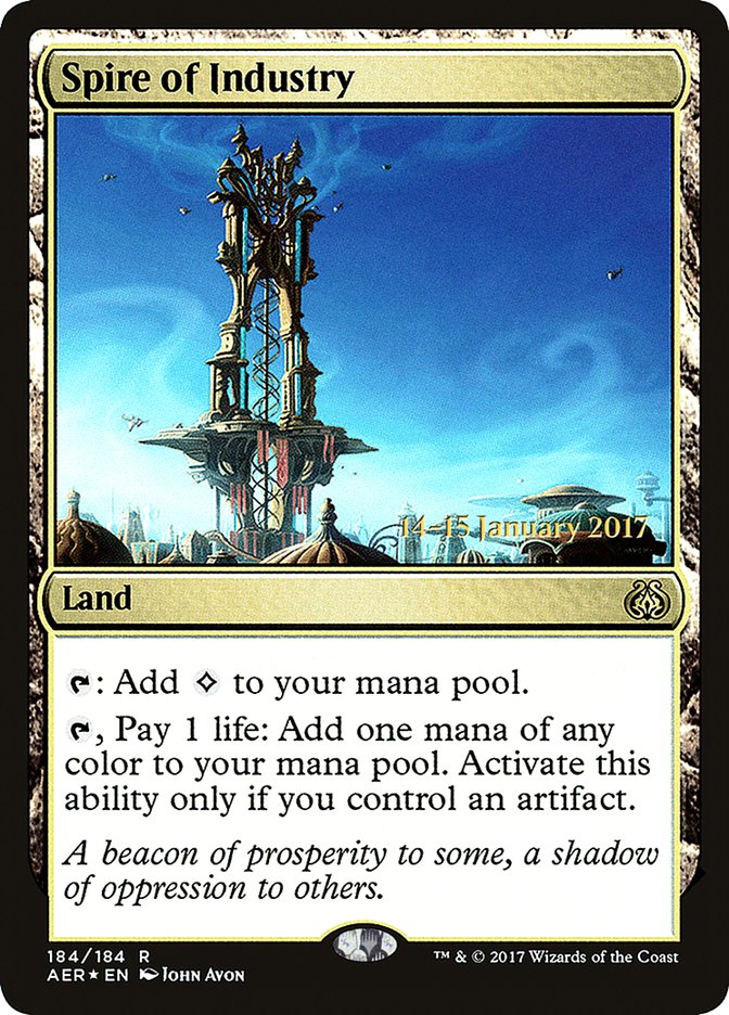 Spire of Industry [Aether Revolt Prerelease Promos] | Game Master's Emporium (The New GME)