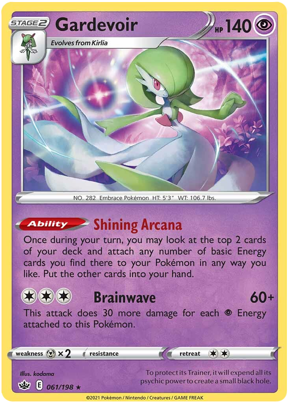 Gardevoir (061/198) (Theme Deck Exclusive) [Sword & Shield: Chilling Reign] | Game Master's Emporium (The New GME)