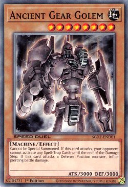 Ancient Gear Golem [SGX1-END01] Common | Game Master's Emporium (The New GME)