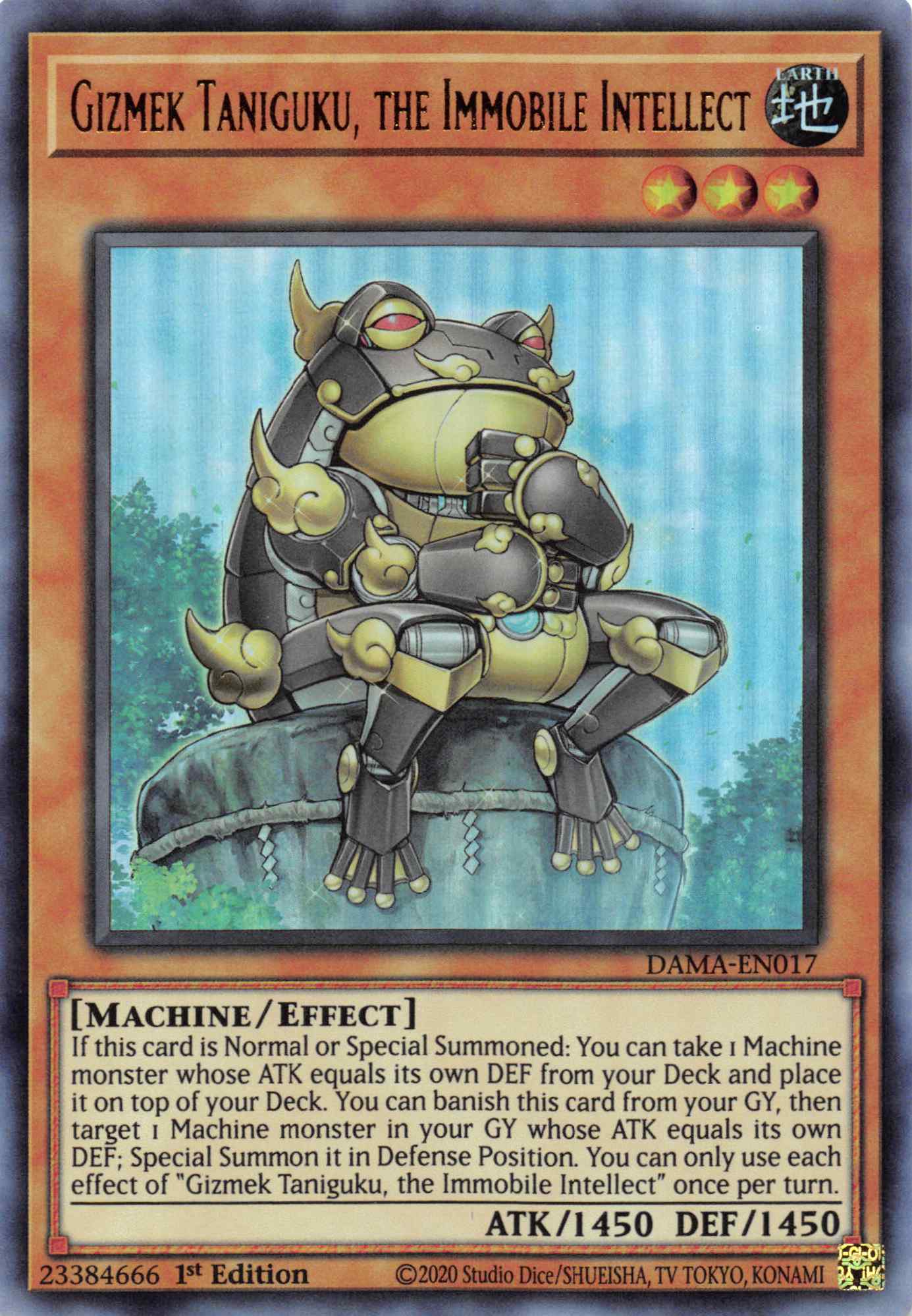 Gizmek Taniguku, the Immobile Intellect [DAMA-EN017] Ultra Rare | Game Master's Emporium (The New GME)