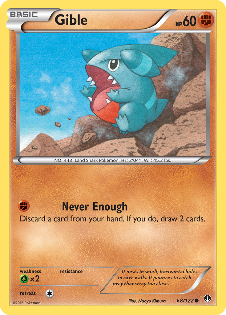 Gible (68/122) [XY: BREAKpoint] | Game Master's Emporium (The New GME)