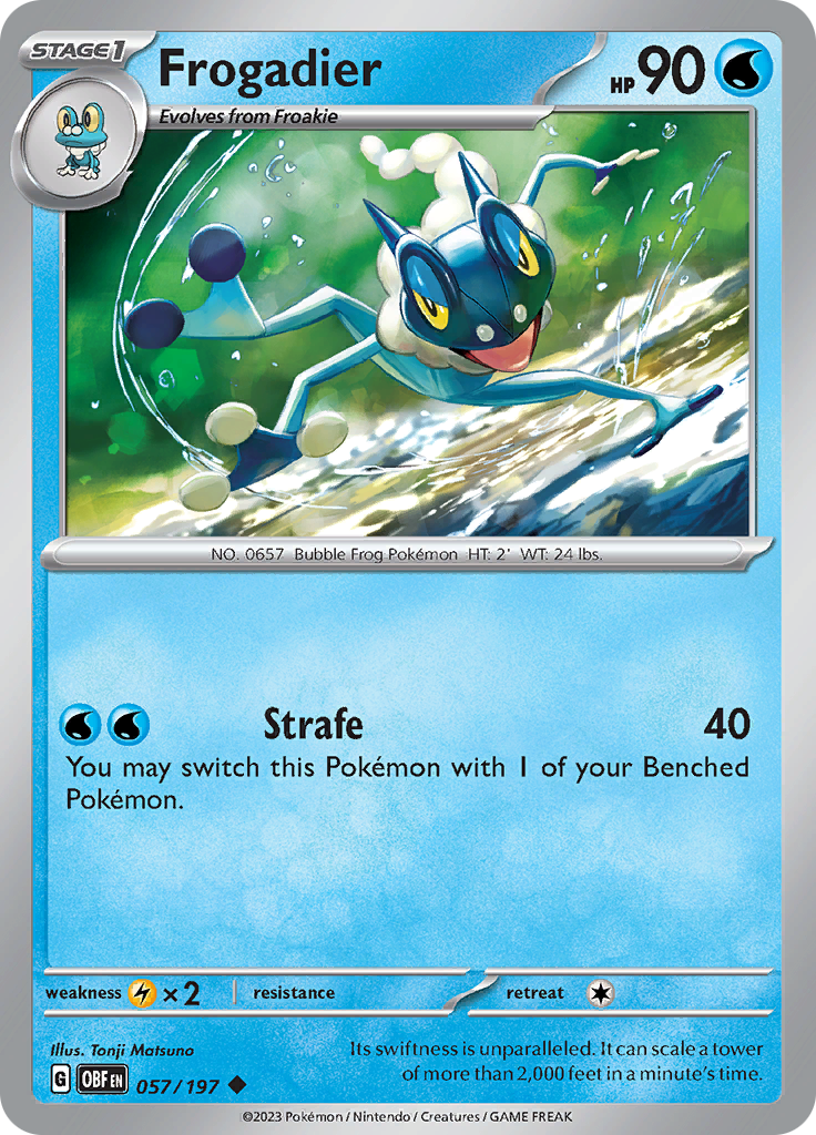 Frogadier (057/197) [Scarlet & Violet: Obsidian Flames] | Game Master's Emporium (The New GME)