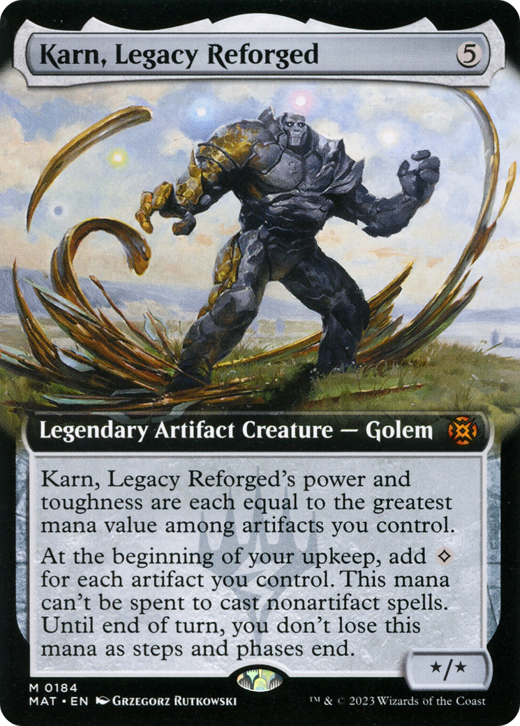 Karn, Legacy Reforged (Extended Art) [March of the Machine: The Aftermath] | Game Master's Emporium (The New GME)