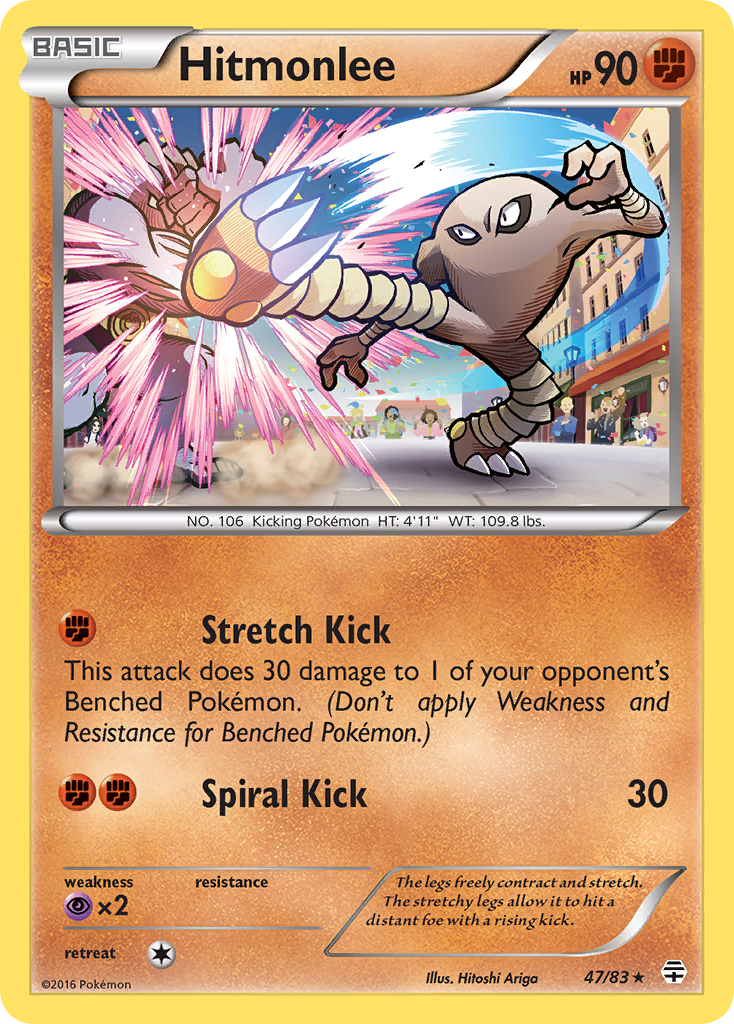 Hitmonlee (47/83) [XY: Generations] | Game Master's Emporium (The New GME)