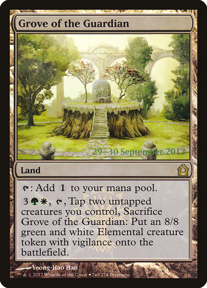 Grove of the Guardian [Return to Ravnica Prerelease Promos] | Game Master's Emporium (The New GME)