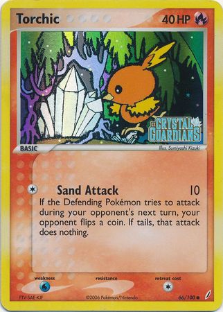 Torchic (66/100) (Stamped) [EX: Crystal Guardians] | Game Master's Emporium (The New GME)