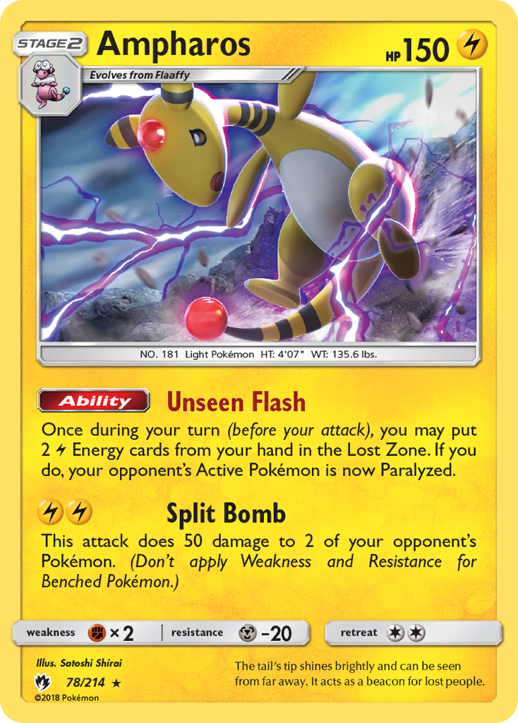 Ampharos (78/214) [Sun & Moon: Lost Thunder] | Game Master's Emporium (The New GME)