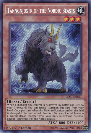 Tanngnjostr of the Nordic Beasts [LC5D-EN180] Secret Rare | Game Master's Emporium (The New GME)