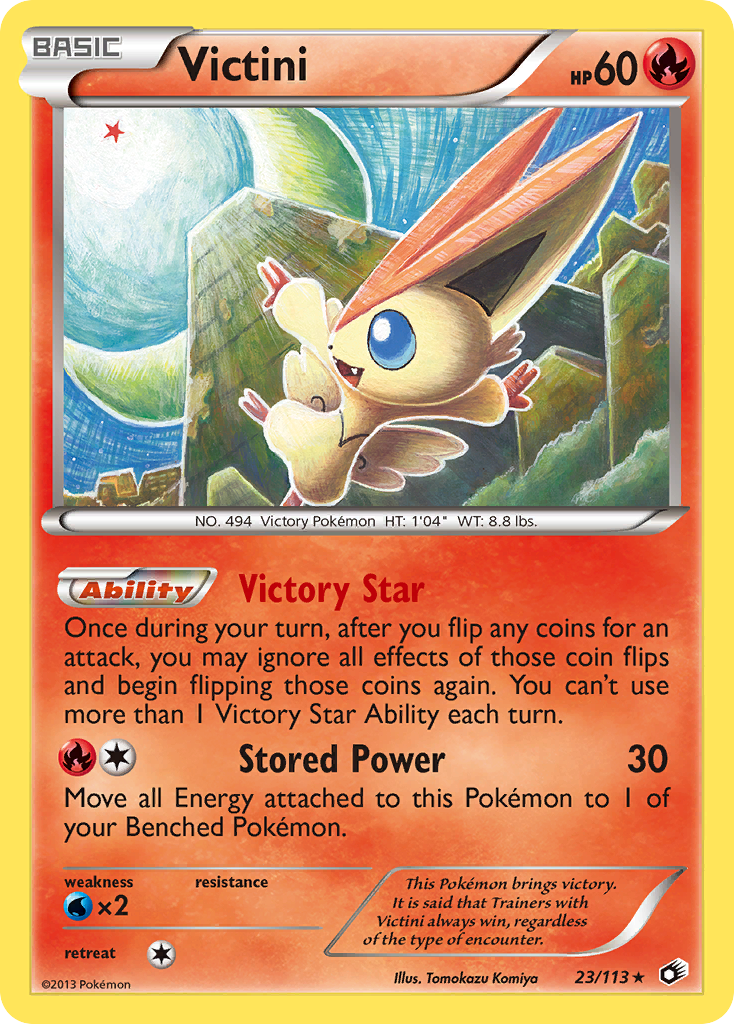 Victini (23/113) (Theme Deck Exclusive) [Black & White: Legendary Treasures] | Game Master's Emporium (The New GME)