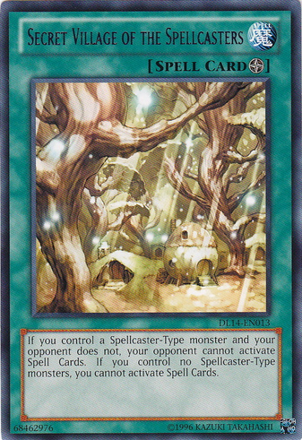 Secret Village of the Spellcasters (Blue) [DL14-EN013] Rare | Game Master's Emporium (The New GME)