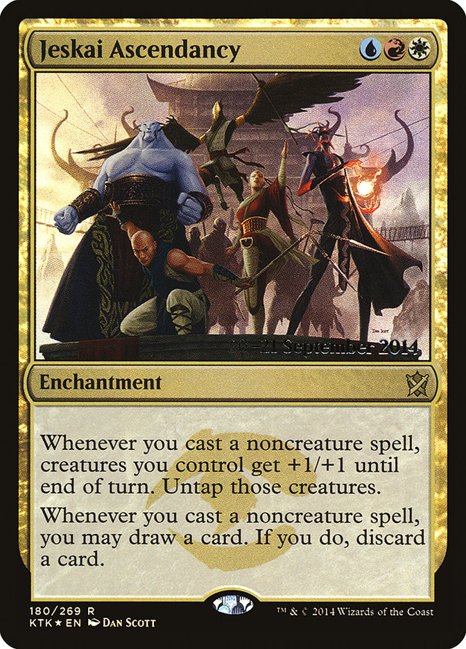 Jeskai Ascendancy [Khans of Tarkir Prerelease Promos] | Game Master's Emporium (The New GME)