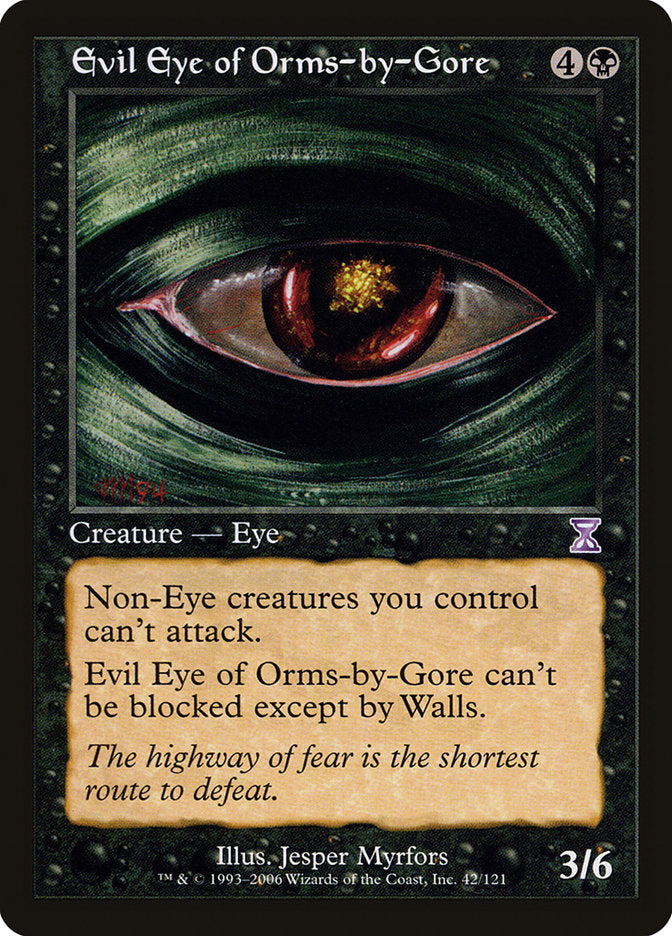 Evil Eye of Orms-by-Gore [Time Spiral Timeshifted] | Game Master's Emporium (The New GME)