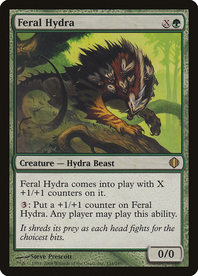 Feral Hydra (Oversized) [Oversize Cards] | Game Master's Emporium (The New GME)