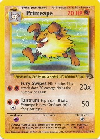 Primeape (43/64) [Jungle Unlimited] | Game Master's Emporium (The New GME)