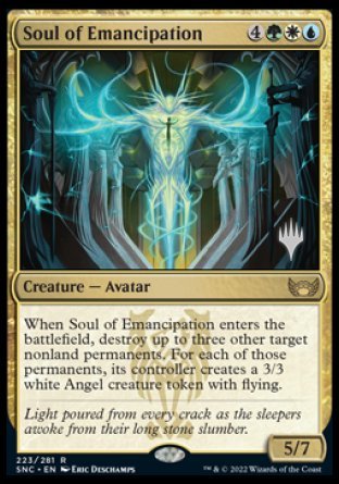 Soul of Emancipation (Promo Pack) [Streets of New Capenna Promos] | Game Master's Emporium (The New GME)