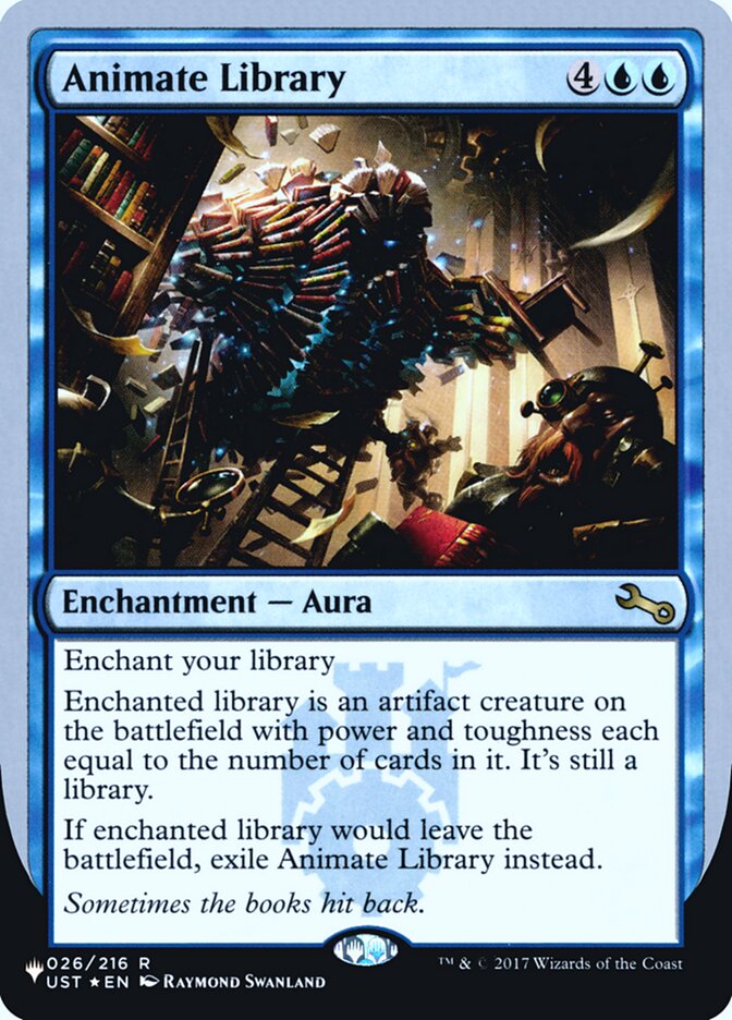 Animate Library (Unfinity Foil Edition) [The List] | Game Master's Emporium (The New GME)