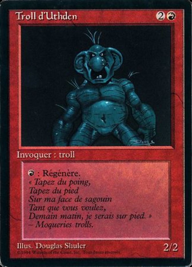 Uthden Troll [Foreign Black Border] | Game Master's Emporium (The New GME)