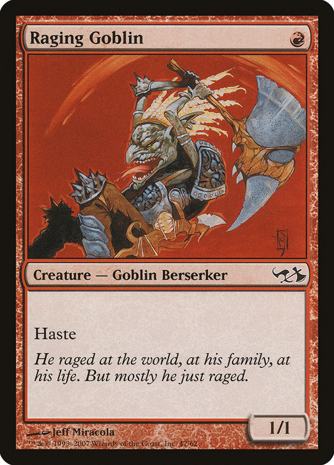 Raging Goblin [Duel Decks: Elves vs. Goblins] | Game Master's Emporium (The New GME)