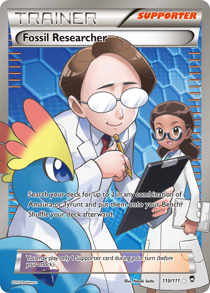 Fossil Researcher (110/111) [XY: Furious Fists] | Game Master's Emporium (The New GME)