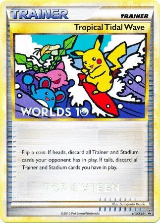Tropical Tidal Wave (HGSS18) (Top 16) [HeartGold & SoulSilver: Black Star Promos] | Game Master's Emporium (The New GME)