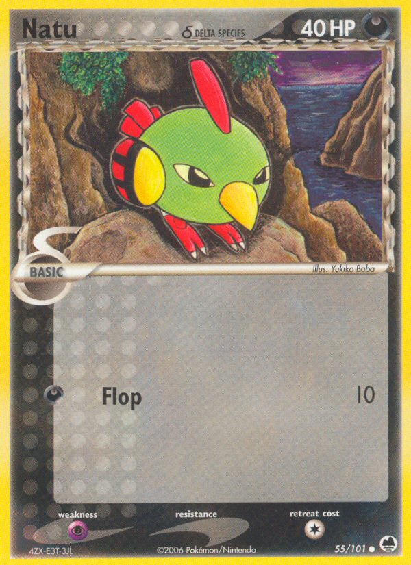 Natu (55/101) (Delta Species) [EX: Dragon Frontiers] | Game Master's Emporium (The New GME)