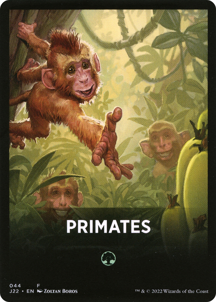 Primates Theme Card [Jumpstart 2022 Front Cards] | Game Master's Emporium (The New GME)